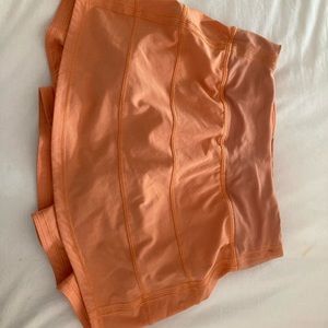 Orange Lululemon Skirt